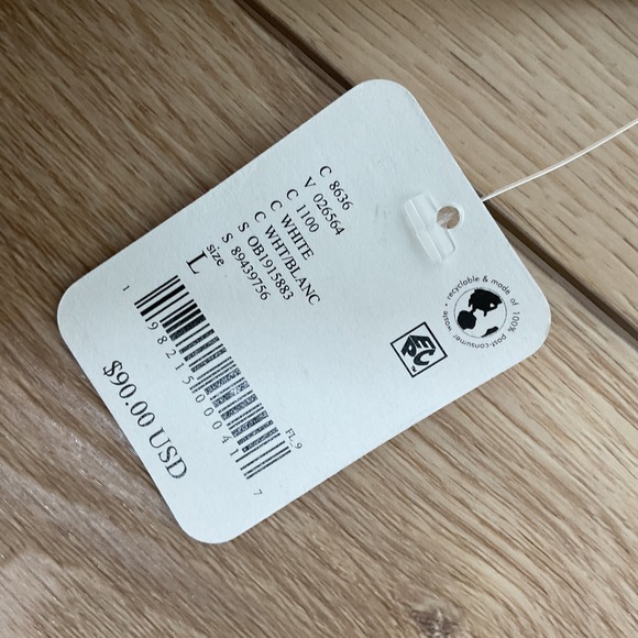 Free People Movement Women's Cropped Tank White Sleeveless Athletic Large NWT - Picture 6 of 11